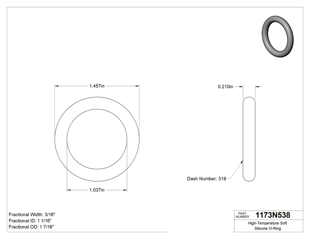 Technical drawing - 1173N538